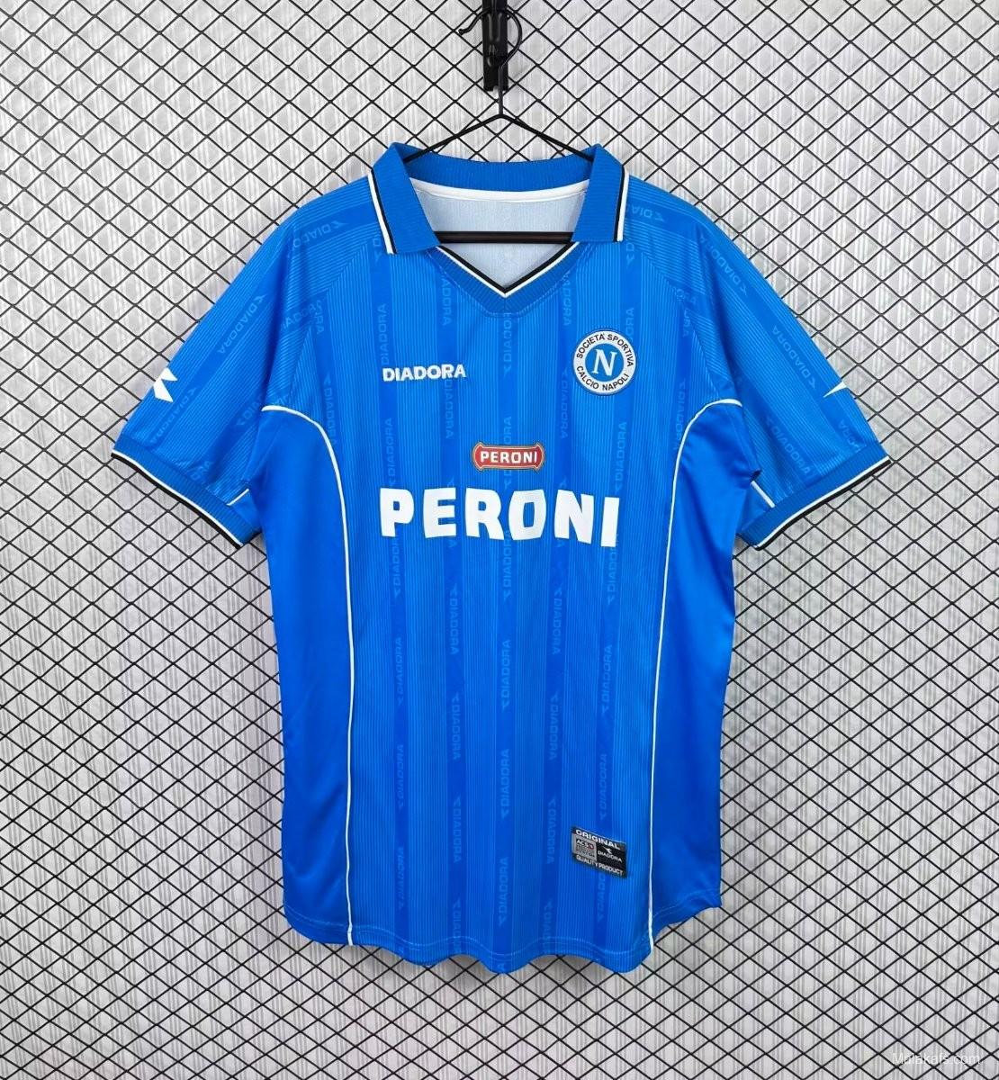 Retro 00/01 Napoli Home Jersey
