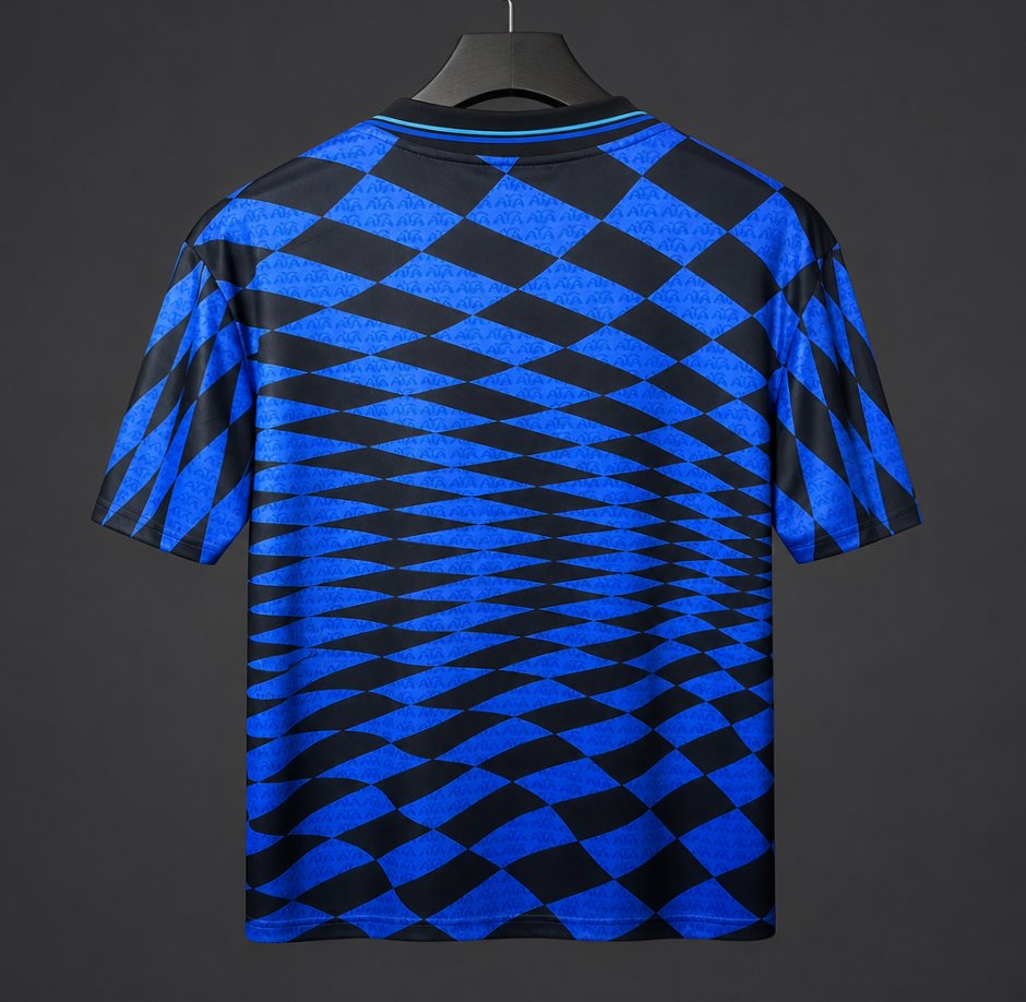 2026 Argentina x Thrasher x AFA Jersey With Blue Checkered Pattern