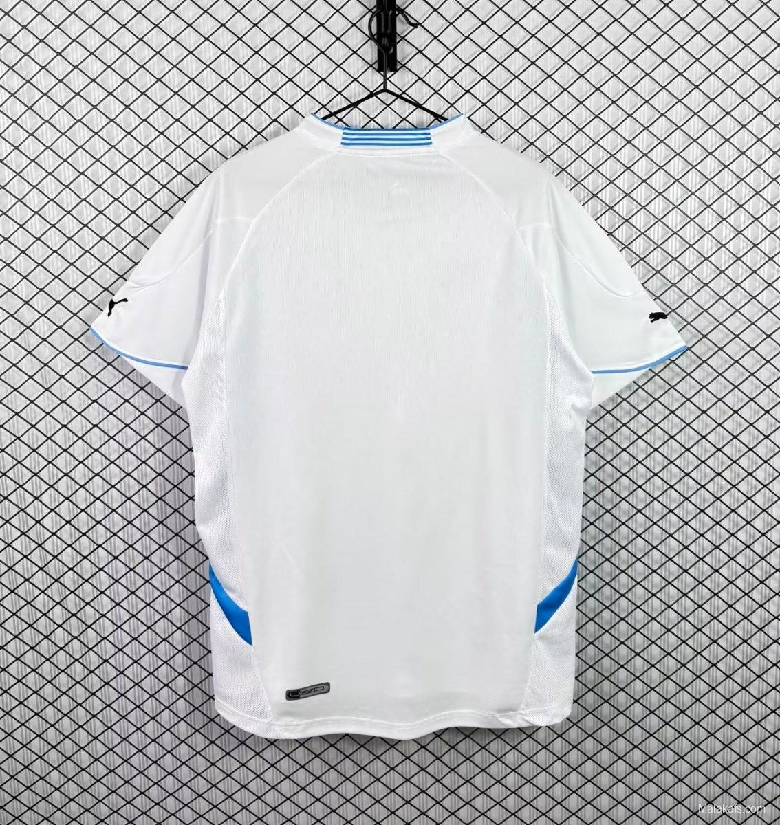 Retro 2010 Uruguay Away White Jersey