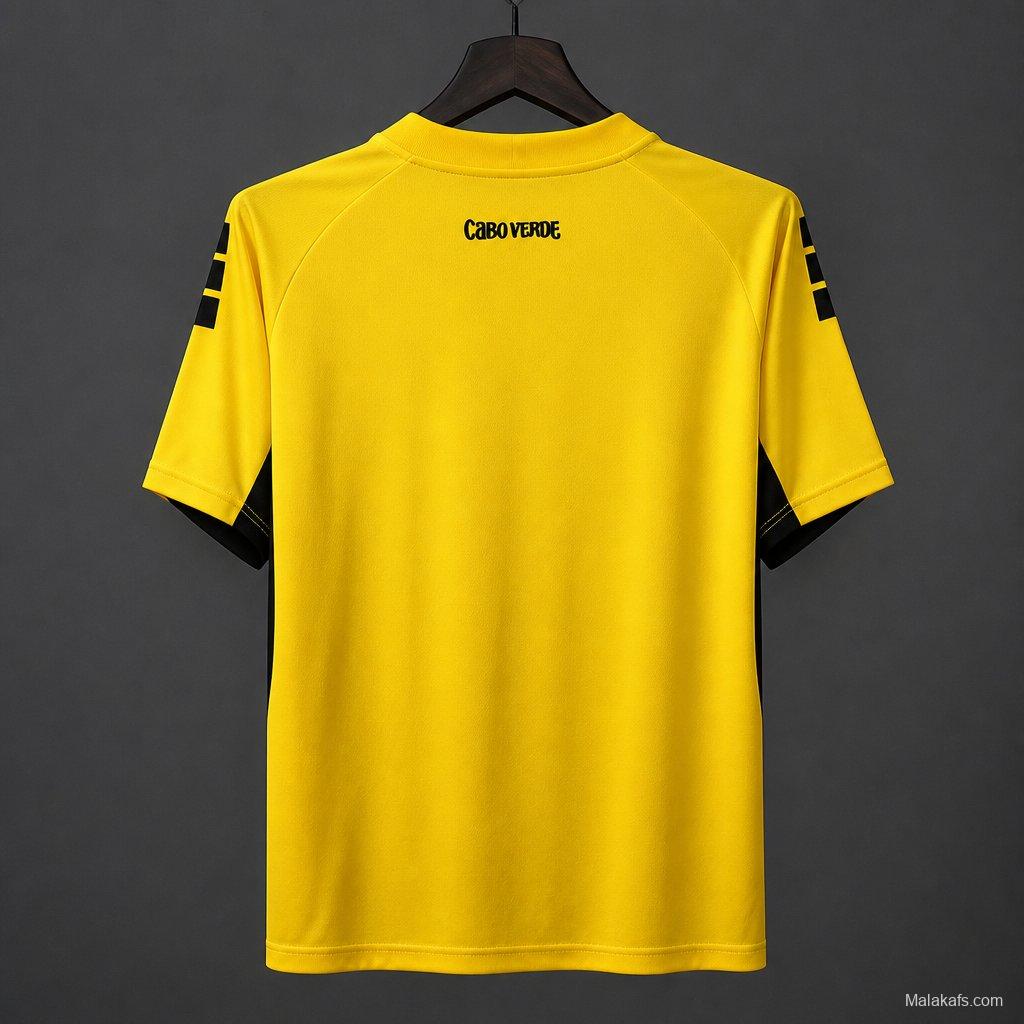 2026 Cape Verde Yellow Goalkeeper Vozinha Jersey