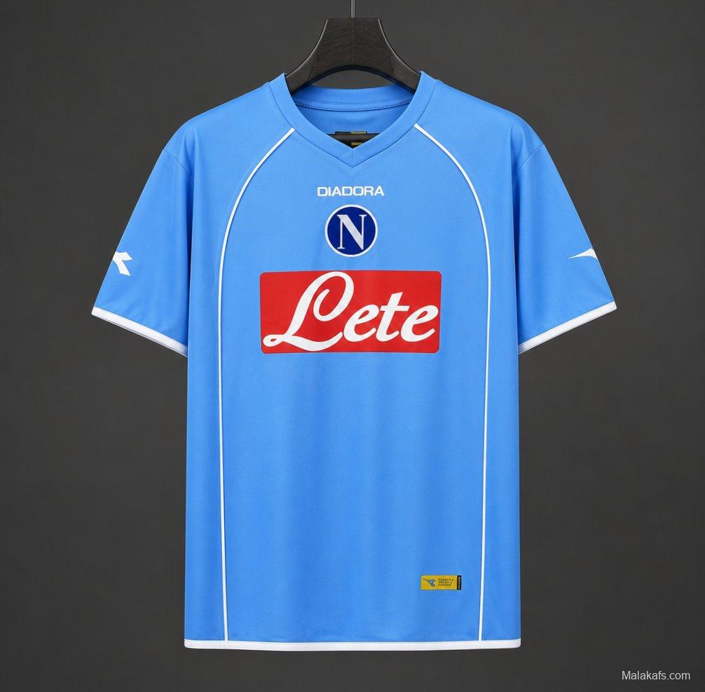 Retro 06/07 Napoli Home Sky Blue Jersey