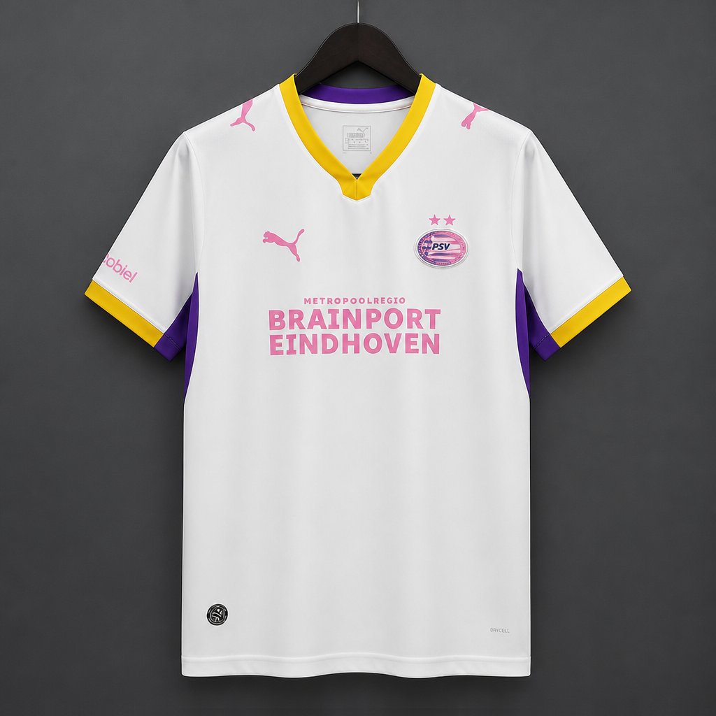 26/27 PSV Eindhoven Away White Jersey