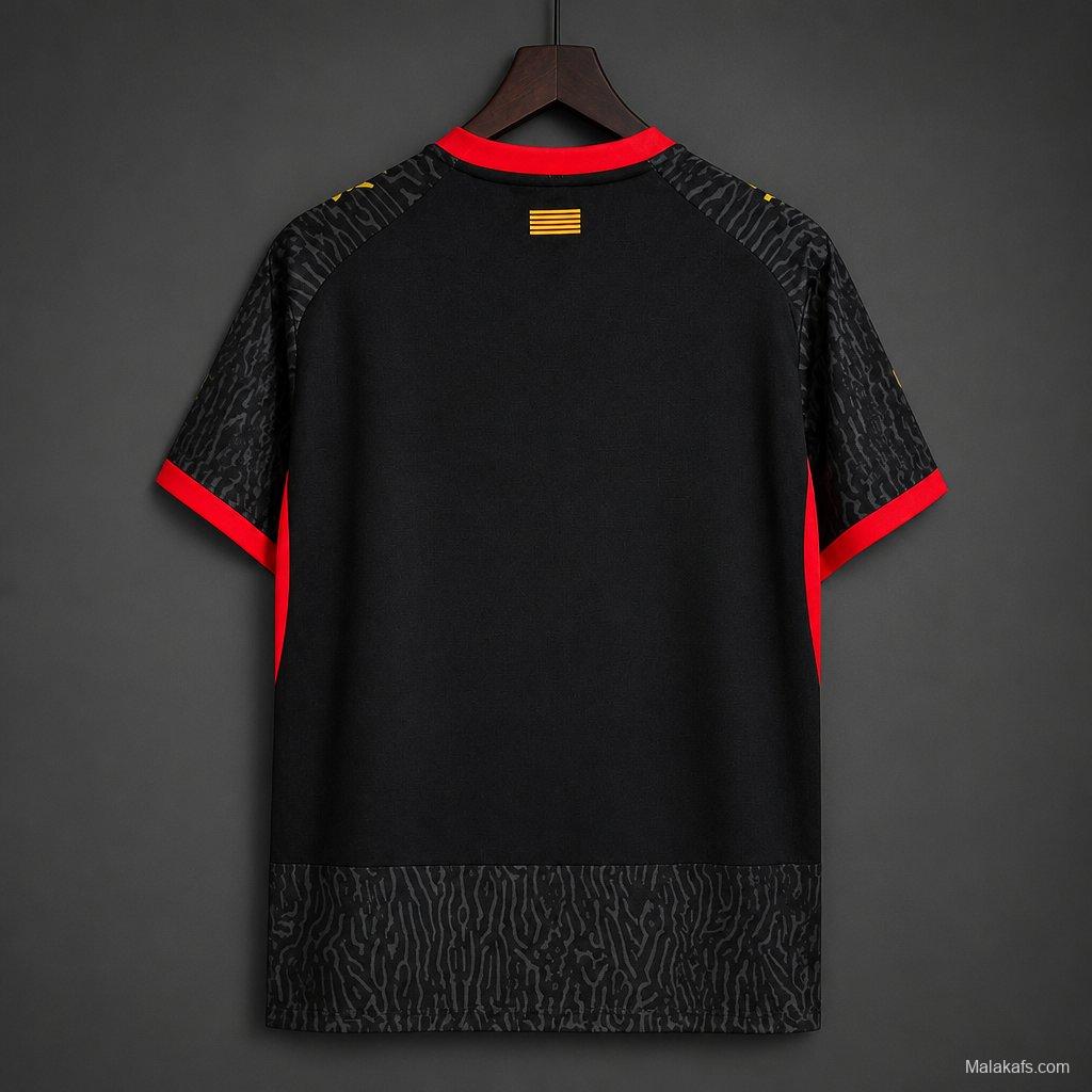 26/27 Girona Away Black Jersey
