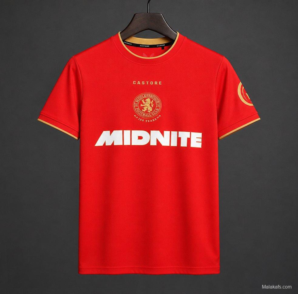 26/27 Middlesbrough FC Home Red Jersey