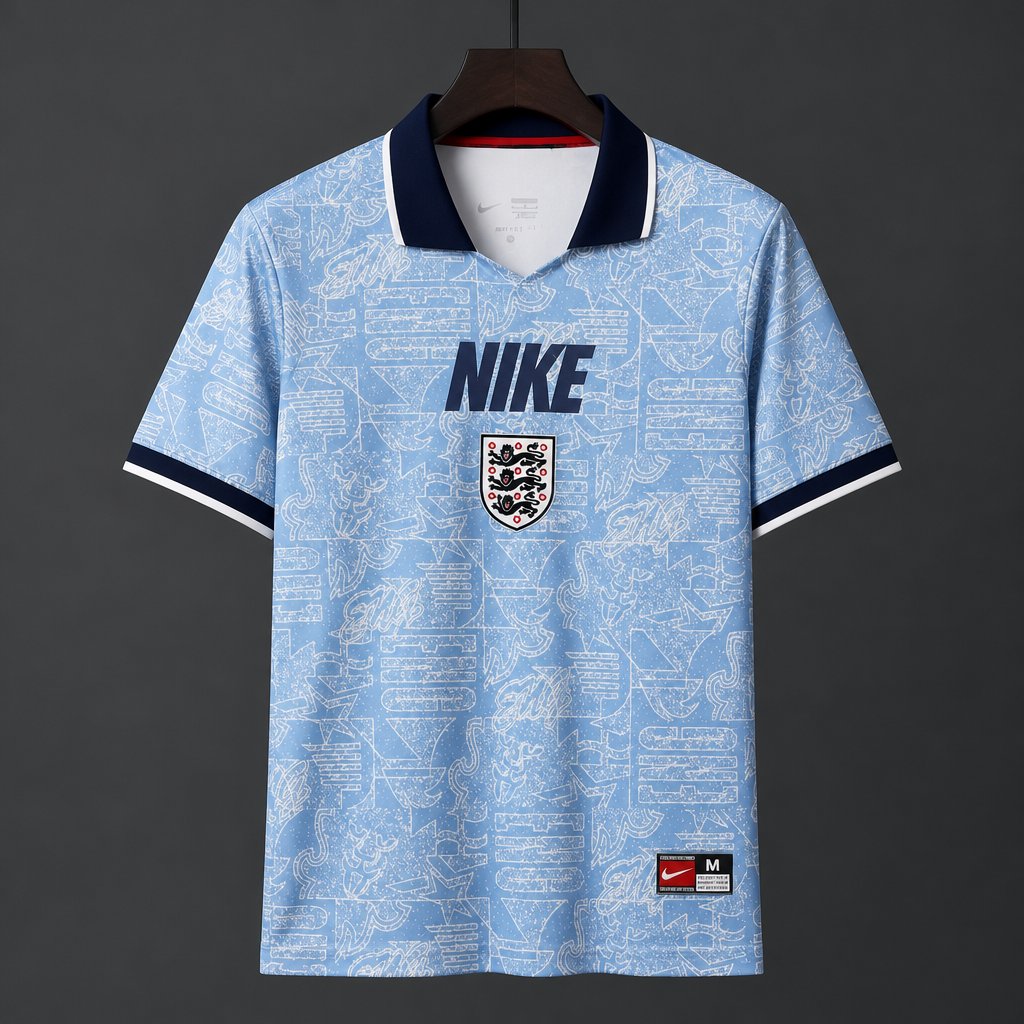 2026 England Light Blue with Graphic Pattern Special Edition Jersey