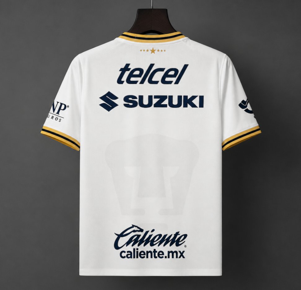 26/27 Pumas UNAM Away White Jersey