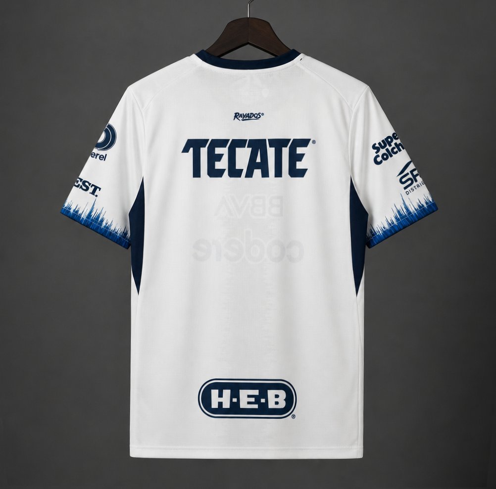 26/27 Monterrey Away White Jersey
