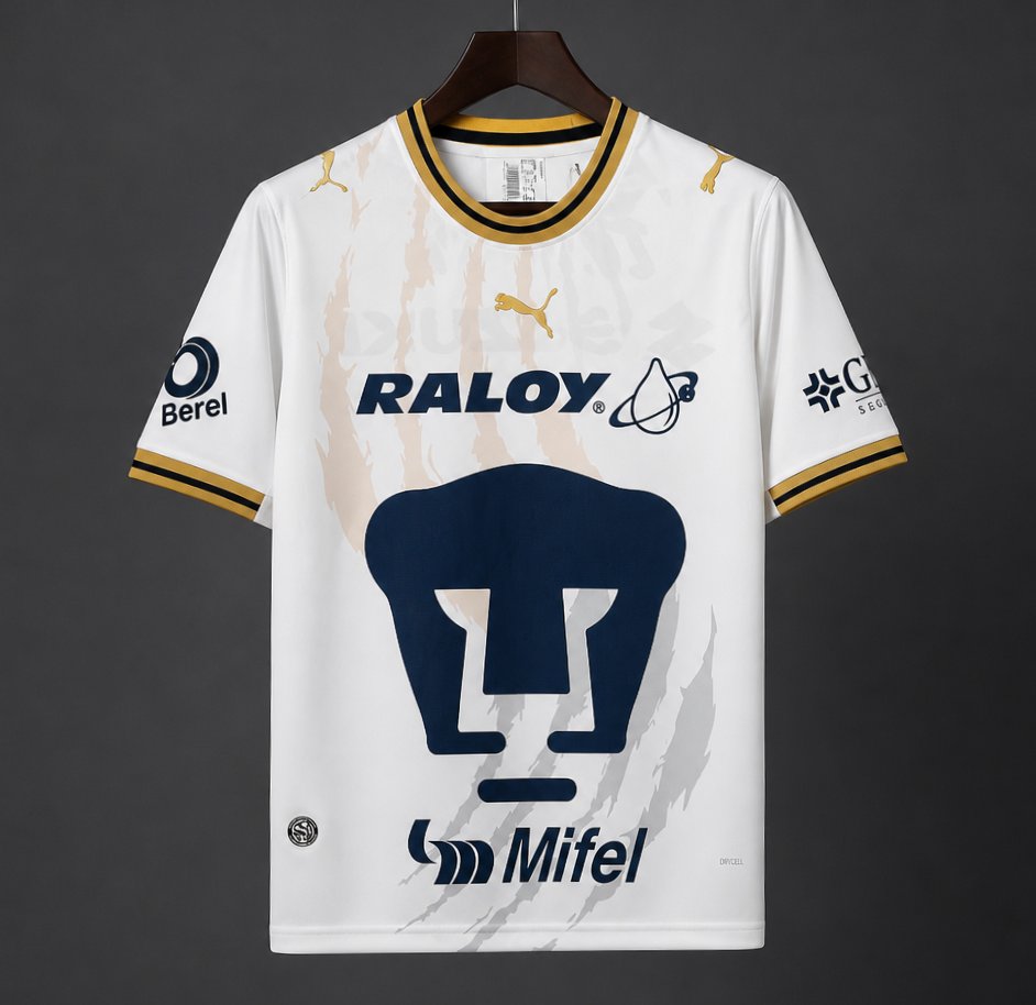 26/27 Pumas UNAM Away White Jersey