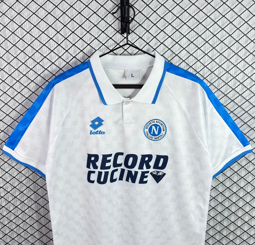 Retro 95/96 Napoli Away White Jersey