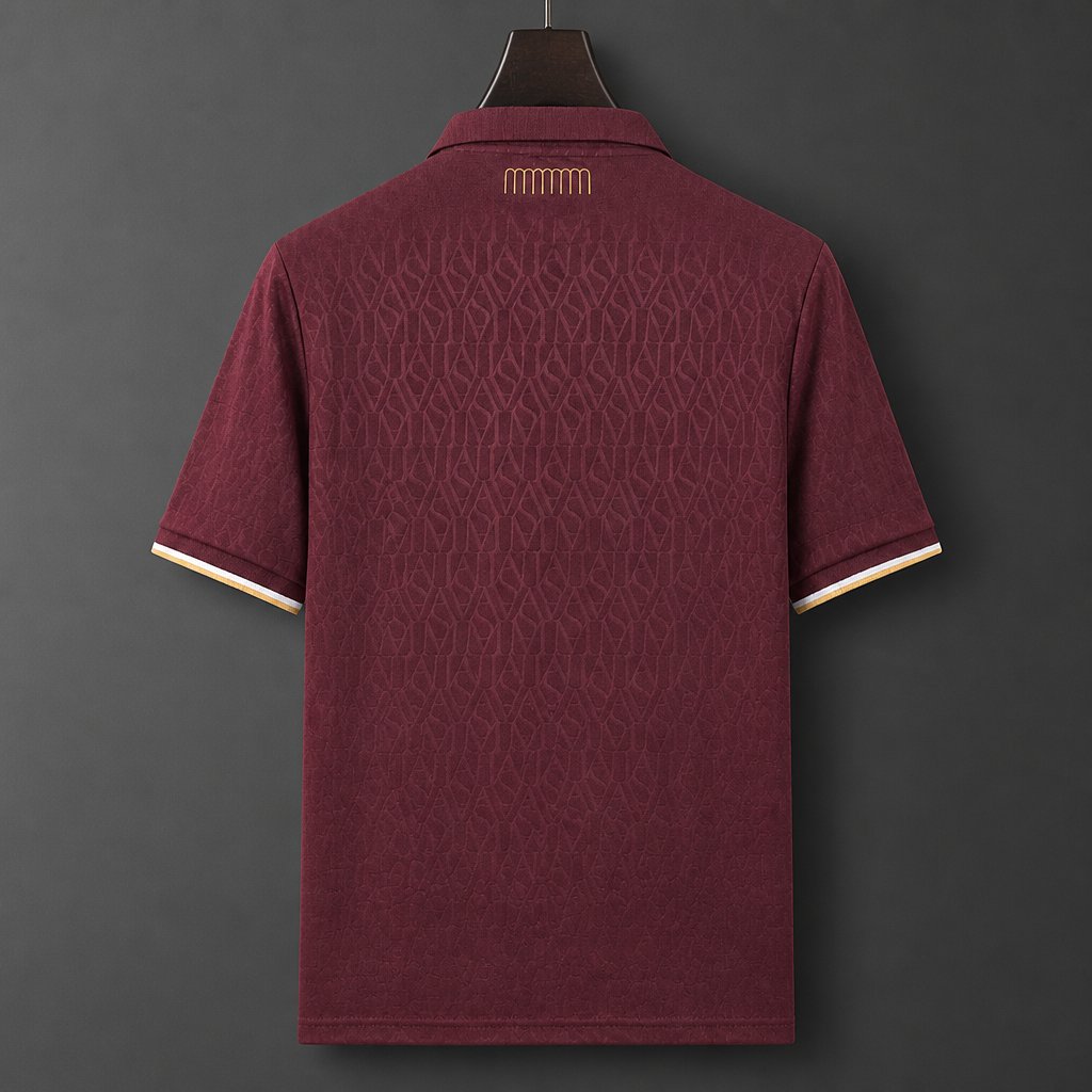 26/27 AS Monaco Away Maroon  Jersey