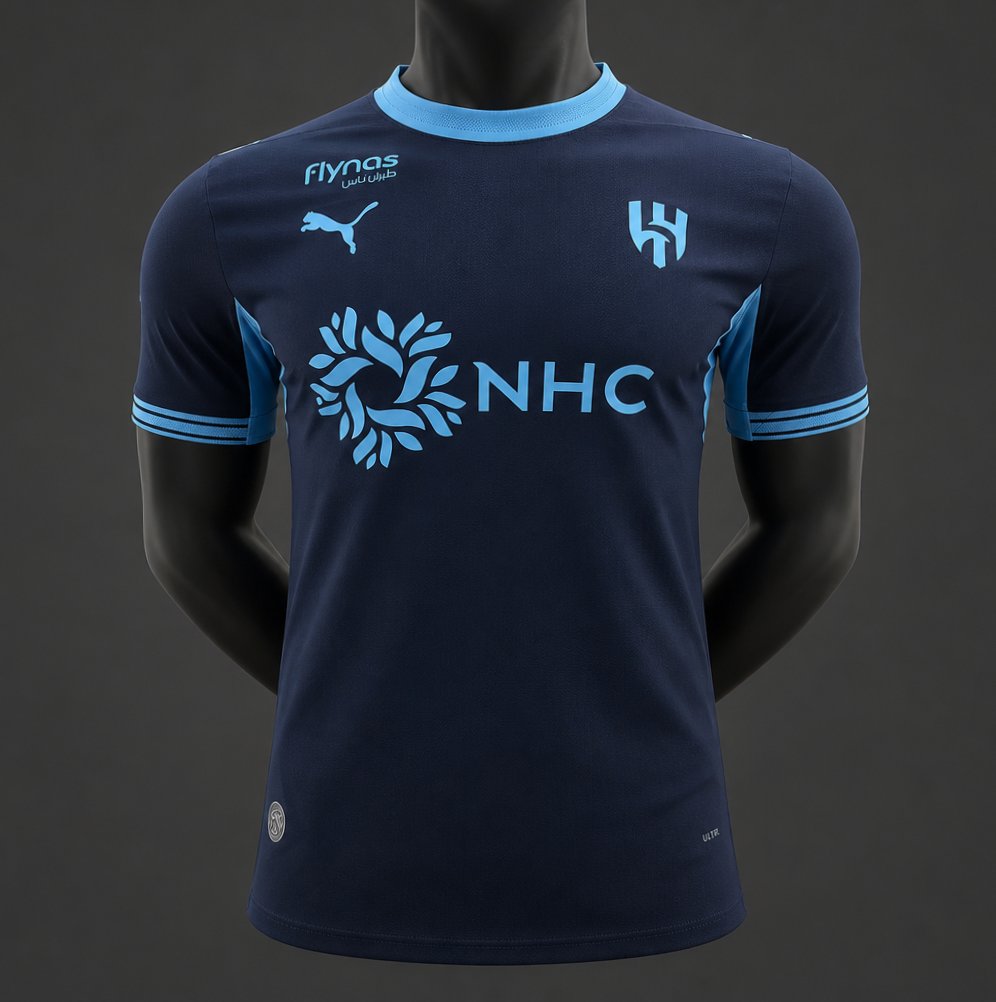 Player Version 26/27 Al-Hilal Home Navy Blue Jersey