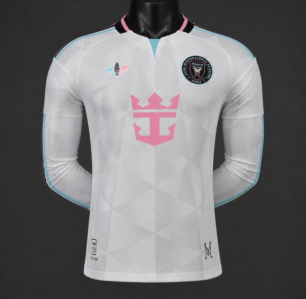 Player Version 26/27 Inter Miami CF Away Long Sleeve Jersey