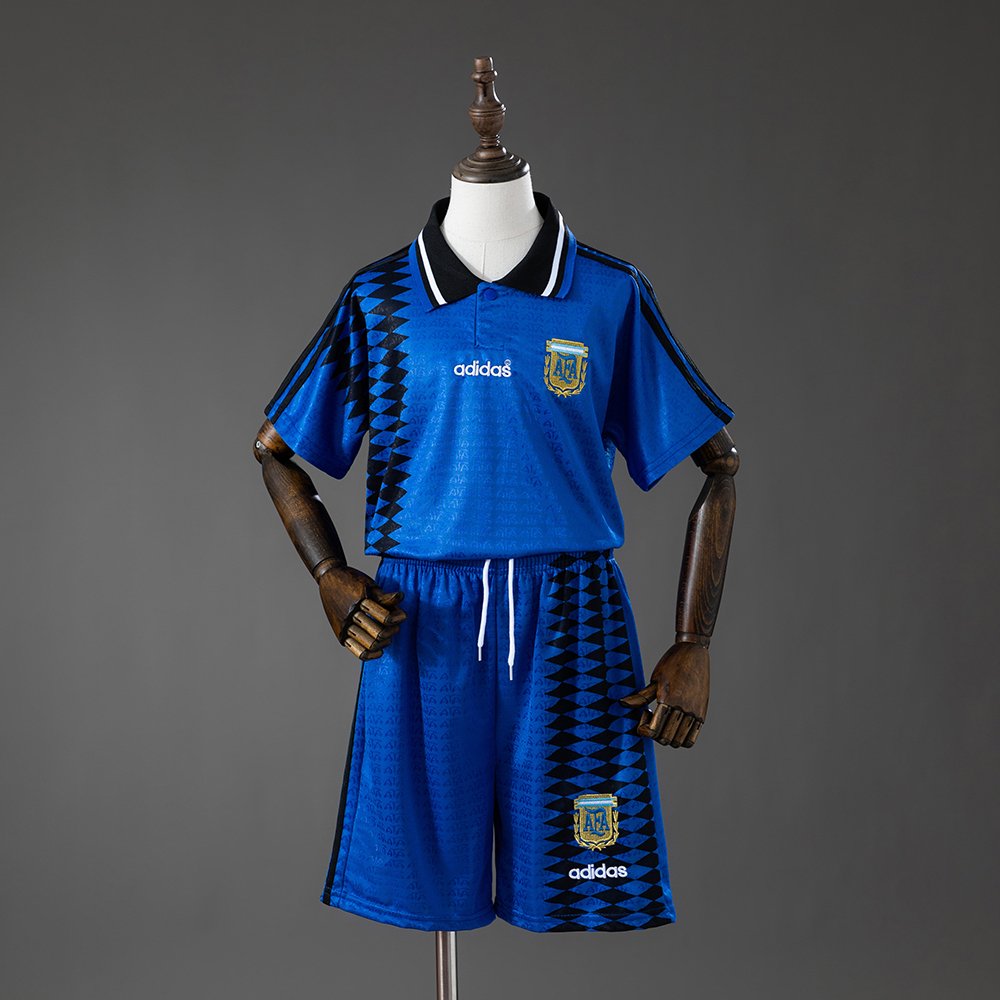 Retro Kids 1994 Argentina Away Jersey