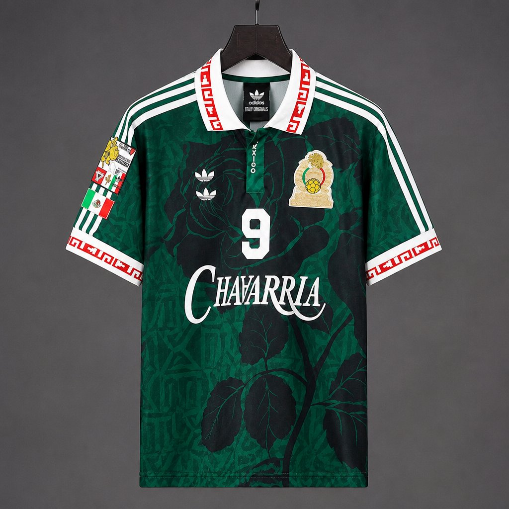 2026 Mexico x Willy Chavarria AOP Green  Jersey
