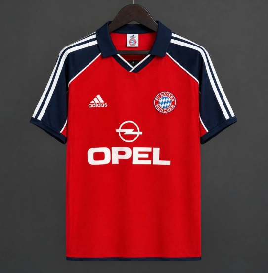 00/01 Retro Bayern Munich Home Jersey