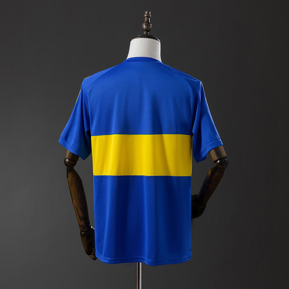 Retro 1981 Boca Juniors home Soccer Jersey