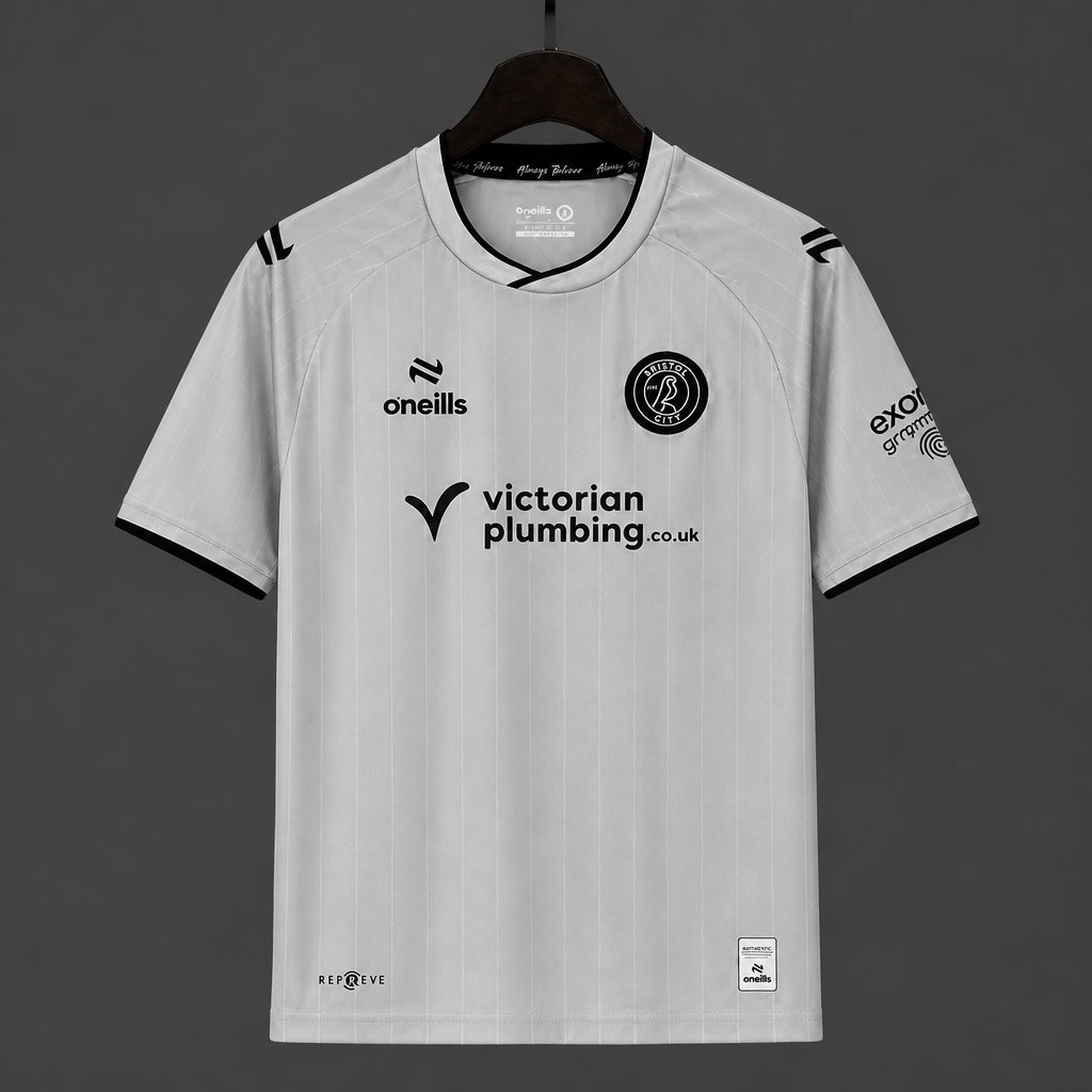 26/27 Bristol City Away Grey Jersey