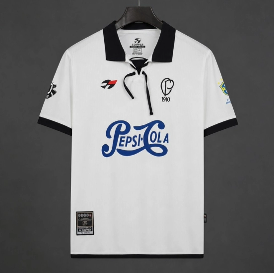 Retro 00/01 Corinthians 90Th Anniversary White Jersey