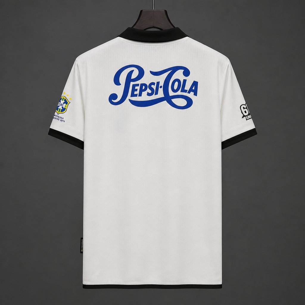 Retro 00/01 Corinthians 90Th Anniversary White Jersey