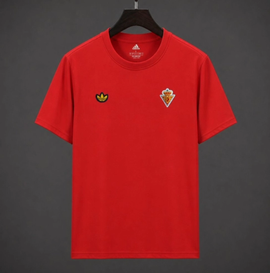 2026 Spain  Retro Embroidered T-Shirt 9 Colors