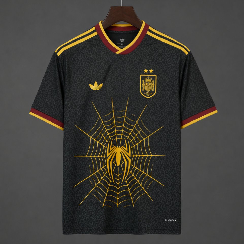 2026 Spiderman x Spain Black Edition Jersey